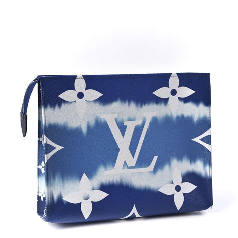 Louis Vuitton Toiletry Pouch 26 LV Escale Blue Monogram